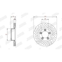 JURID 563535JC-1 Bremsscheibe