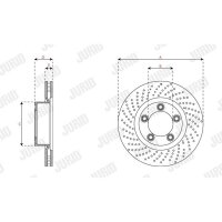 JURID 563535JC-1 Bremsscheibe