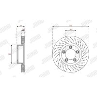 JURID 563536JC-1 Bremsscheibe