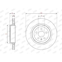 JURID 563661JC-1 Bremsscheibe