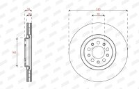 JURID 563683JC-1 Bremsscheibe