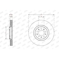 JURID 563683JC-1 Bremsscheibe