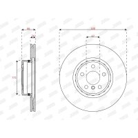 JURID 563693JVC-1 Bremsscheibe