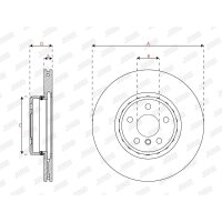 JURID 563693JVC-1 Bremsscheibe