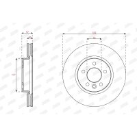 JURID 563712JC-1 Bremsscheibe