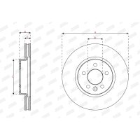 JURID 563712JC-1 Bremsscheibe