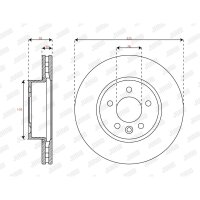 JURID 563749JC-1 Bremsscheibe