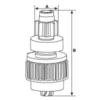 HC-Cargo F 032 132 001 Freilaufgetriebe, Starter