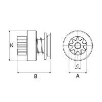 HC-Cargo F 032 901 562 Freilaufgetriebe, Starter