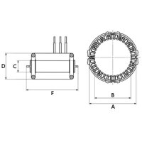 HC-Cargo F 032 235 055 Stator, Generator