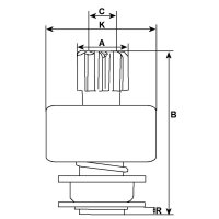 HC-Cargo F 032 335 111 Freilaufgetriebe, Starter