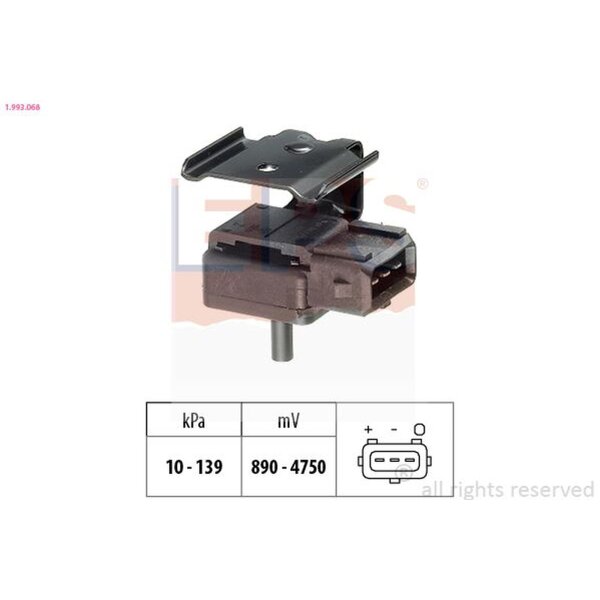 EPS 1.993.068 Luftdrucksensor, Höhenanpassung