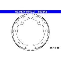 ATE 03.0137-0442.2 Bremsbackensatz, Feststellbremse