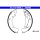 ATE 03.0137-0456.2 Bremsbackensatz