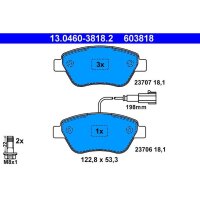 ATE 13.0460-3818.2 Bremsbelagsatz, Scheibenbremse
