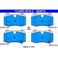 ATE 13.0460-4818.2 Bremsbelagsatz, Scheibenbremse