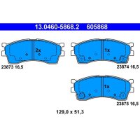 ATE 13.0460-5868.2 Bremsbelagsatz, Scheibenbremse