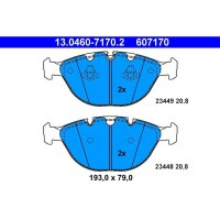 ATE 13.0460-7170.2 Bremsbelagsatz, Scheibenbremse