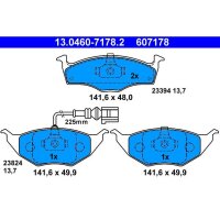 ATE 13.0460-7178.2 Bremsbelagsatz, Scheibenbremse