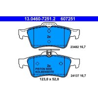 ATE 13.0460-7251.2 Bremsbelagsatz, Scheibenbremse