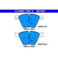 ATE 13.0460-7261.2 Bremsbelagsatz, Scheibenbremse