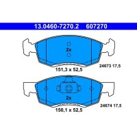 ATE 13.0460-7270.2 Bremsbelagsatz, Scheibenbremse