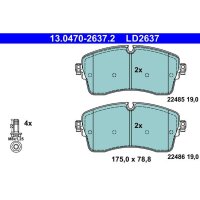 ATE 13.0470-2637.2 Bremsbelagsatz, Scheibenbremse