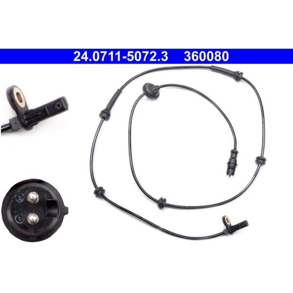 ATE 24.0711-5072.3 Sensor, Raddrehzahl