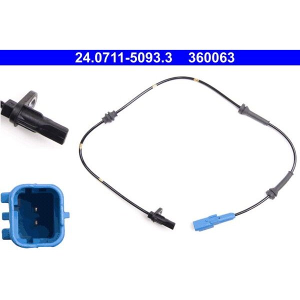 ATE 24.0711-5093.3 Sensor, Raddrehzahl