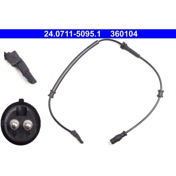 ATE 24.0711-5095.1 Sensor, Raddrehzahl