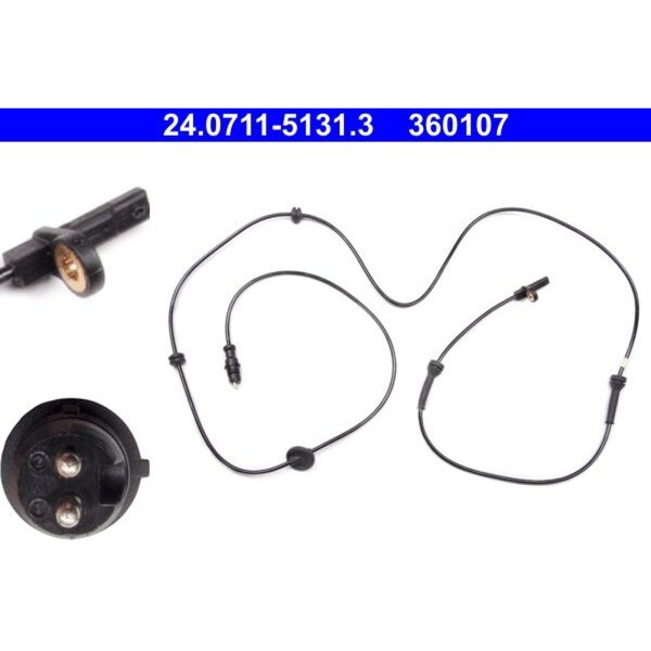 ATE 24.0711-5131.3 Sensor, Raddrehzahl