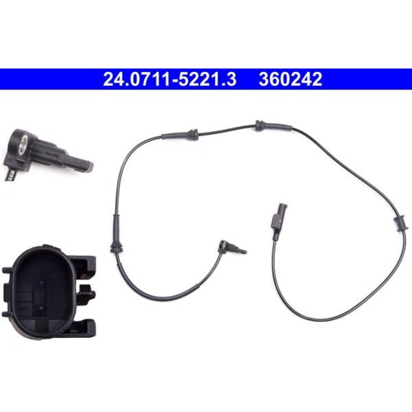ATE 24.0711-5221.3 Sensor, Raddrehzahl