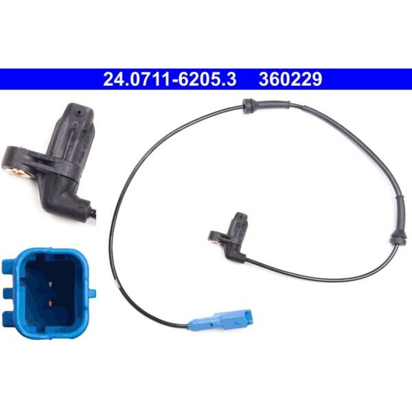 ATE 24.0711-6205.3 Sensor, Raddrehzahl