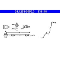 ATE 24.1253-0050.3 Bremsschlauch