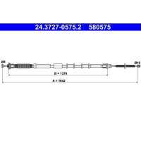 ATE 24.3727-0575.2 Seilzug, Feststellbremse