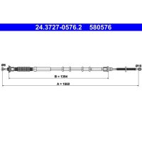 ATE 24.3727-0576.2 Seilzug, Feststellbremse