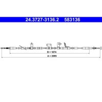 ATE 24.3727-3136.2 Seilzug, Feststellbremse