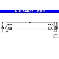 ATE 24.5112-0160.3 Bremsschlauch
