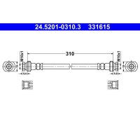 ATE 24.5201-0310.3 Bremsschlauch