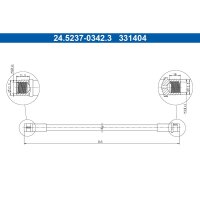 ATE 24.5237-0342.3 Bremsschlauch