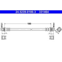 ATE 24.5239-0180.3 Bremsschlauch