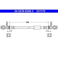 ATE 24.5239-0240.3 Bremsschlauch