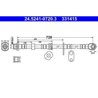 ATE 24.5241-0720.3 Bremsschlauch