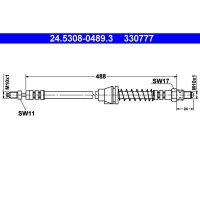 ATE 24.5308-0489.3 Bremsschlauch