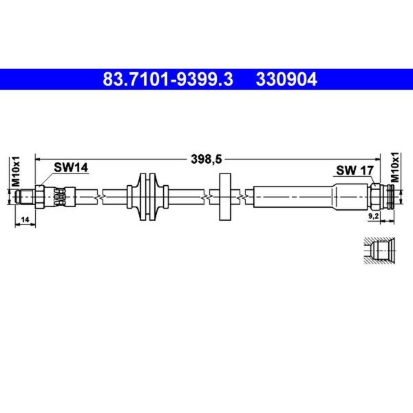ATE 83.7101-9399.3 Bremsschlauch