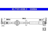 ATE 83.7101-9399.3 Bremsschlauch