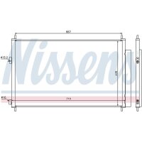 NISSENS 940021 Kondensator, Klimaanlage