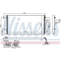 NISSENS 940099 Kondensator, Klimaanlage