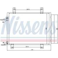 NISSENS 940122 Kondensator, Klimaanlage