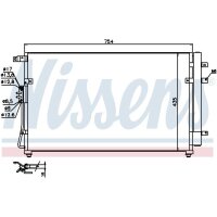 NISSENS 940269 Kondensator, Klimaanlage